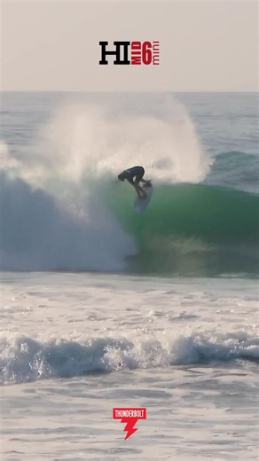 Thunderbolt Surfboards on Instagram: "Six channel performance with immediate response and no tracking. @harleyingleby’s Mid 6 Mini enables immediate acceleration without inhibiting pocket turns and tight carves. This @tolhurstsurfboards design breaks the stereotype that channel bottoms are only good for directional speed in clean waves."