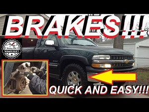 How To Replace Rear Brake Pads On Chevy Silverado 2001 Replacement & Installation GMC Sierra 99-06