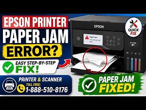 How to Fix Epson Printer Paper Jam Error | Easy Step-by-Step Guide (2026)