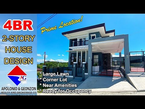 CORNER LOT | BEAUTIFUL 4-Bedroom 2-Storey House for Sale in Davao City, Philippines