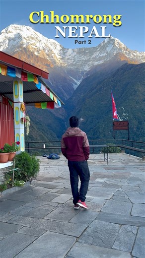 Sayeed Shah | Chhomrong Nepal - Machhapuchhre and Annapurna in the backdrop and this is one of the most peaceful and scenic stops on the ABC route.... | Instagram