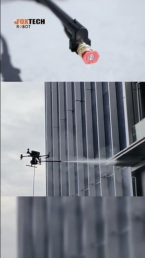 Drone Cleaning System: AeroClean P3(T50) for DJI M300/350 - 600㎡/h High-Pressure Cleaning