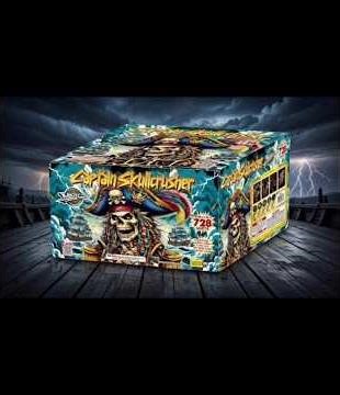 Captain Skull Crusher 728shots #pr #fireworks #viral #2026 #lol #foryou #anonymous #pyro #bobolon