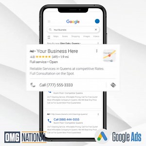 Crush your competition and use Google Ads! We will set it up and create everything to get you to the top! | OMG National | Facebook