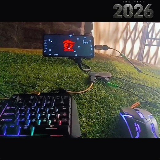 Cloudy gaming single Handed keyboard mouse ⌨️ 🎮 #oral #shorts