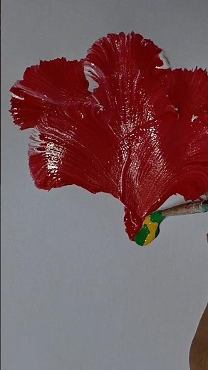 Tutorial: 1 Stroke Painting for Beginners😱❤️ #shorts #viral #painting #artist #youtubesshorts