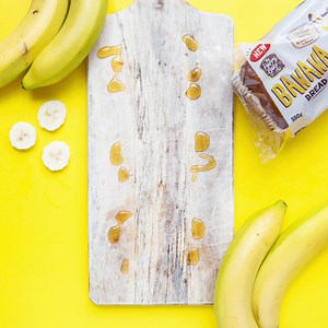 1.6K views · 13 reactions | Time to level up your banana bread game  Just mix some of that sweet honey and cream cheese together and lather it on our Happy Cake Co. Banana Bread for the ultimate sweet treat   Find us at your local IGA | The Happy Family Co. | Facebook