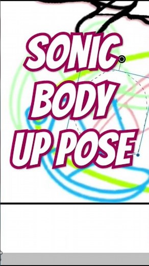 Sonic Running : Body Up Pose #sonicthehedgehog #tutorial #animation #ibispaintx #sonicanimation