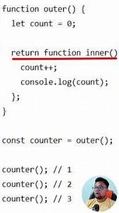 JavaScript Closure Explained in 30 Seconds 🔥