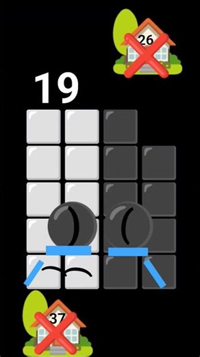 Numberblock 19 crying no house 26 and 37