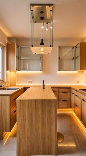 Contemporary Glass & Wood Open-Concept Kitchen Design | Modern Luxury Kitchen Tour 2026