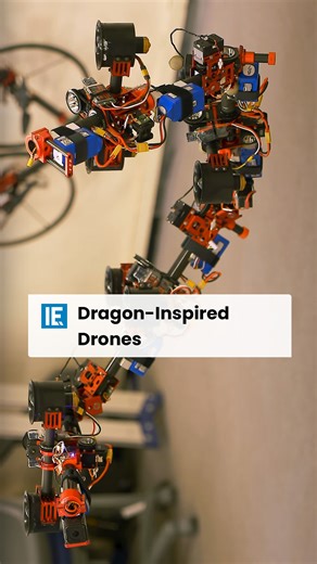 Interesting Engineering on Instagram: "In Tokyo, engineer Moju Zhao has developed a transformative drone, named DRAGON, that can change its shape mid-flight to navigate tight spaces. #TokyoTech #DRAGONdrone #TransformativeDrones #ShapeShifting"