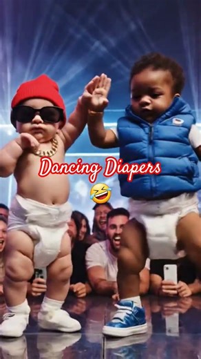 Dancing Diapers #shorts #funny #viral #subscribe 🤣 #fyp
