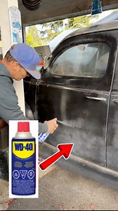 Instant paint job 🤯 #wd40 #patina | Bad Chad