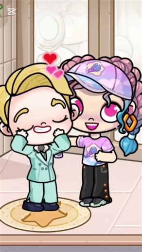 Kissing Tutorial 💋 #pazu #avatarworld #avatarstory #animation #nina #shorts