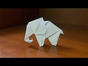 Origami Elephant Paper Tutorial
