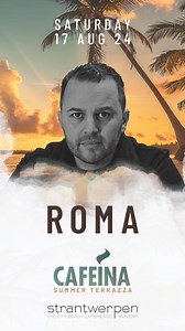 Introducing Roma! Experience the exhilarating beats and electrifying energy of Roma, the master behind the turntables. With remarkable skills and an impeccable selection of records, he has been making his mark since 2000. Roma’s captivating performances have earned him a well-deserved reputation. Roma has taken the fashion and nightlife scenes by storm, turning events into epic parties and transforming the Antwerp city nightlife with his own concept, “CAFEÍNA.” He has already established himself