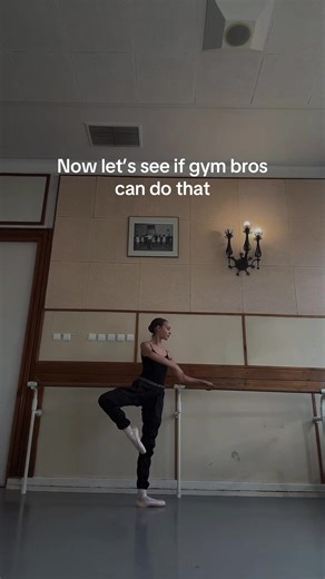 Ballet Dancer's Graceful Adagio Moves