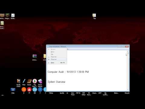 Accessible Tutorial: WinAudit