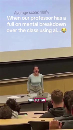 😭😭easy #professor #lecture #college #crashout #school