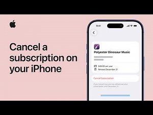How to cancel a subscription on your iPhone | Apple Support