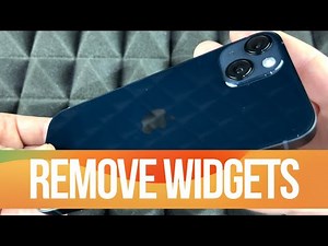 How to remove widgets iPhone 13