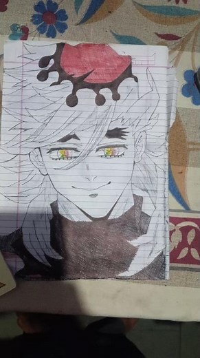 Douma Black Pen Full Face Drawing | Demon Slayer Art | S.K Drawing 111