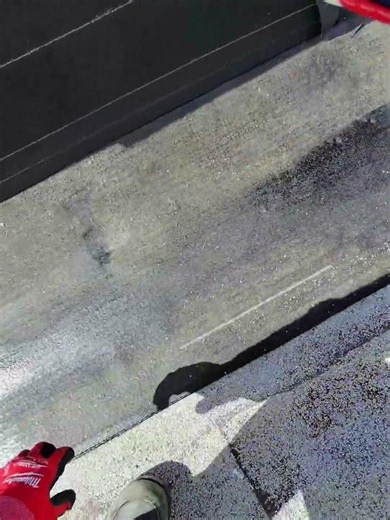 How flat roofs get installed to OLD BUR - Roof Repair on Flat Roofing System - Torchdown Materials