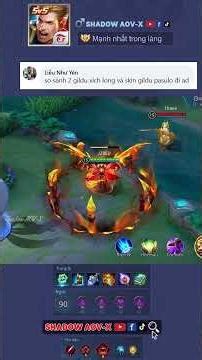 So sánh Skin Gildur Xích Long với Skin Gildur Pasulol #lienquan #hightlight | Best Liên Quân Mobile