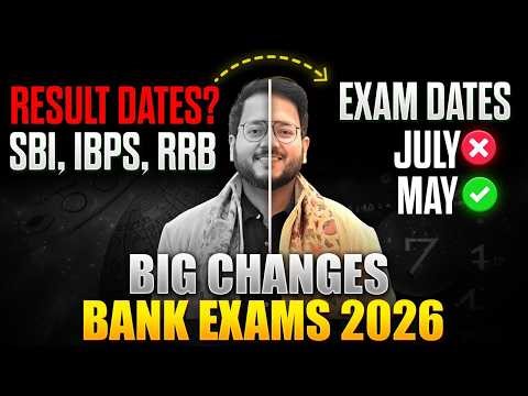 💥RRB PO Final Result ! What About SBI, IBPS Clerk ? ⚠️ Bank Exams 2026 Real Dates ⚠️ Harshal Sir