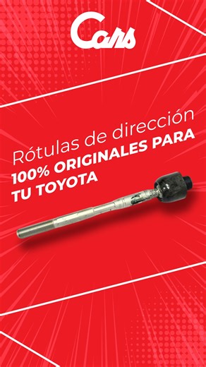repuestoscarstoyota | Dirección firme y segura 🔧🚗 Las rótulas de dirección son clave para la estabilidad, precisión al girar y seguridad en cada trayecto. Evita... | Instagram