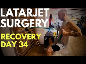 LATARJET RECOVERY - day 34 | Shoulder Recovery Update + Rehab Footage