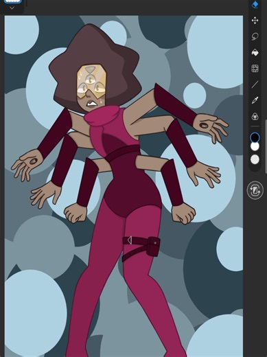 Garnet Peridote fusão: Olho de Tigre (Tiger's Eye)