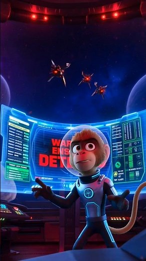 🚀 Shadi the Space Monkey vs Alien Empire | Epic Sci-Fi Battle Animation 🐵⚡