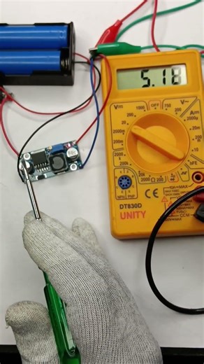 LM2596 DC To DC Buck Converter #shorts