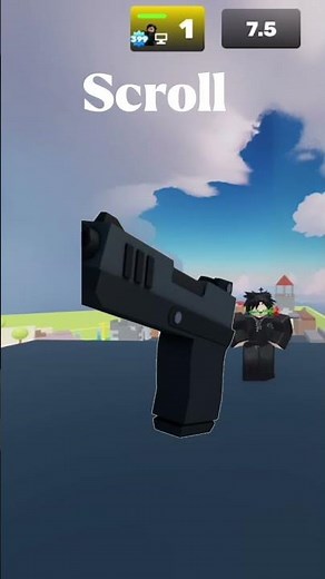 Your gun if you… Roblox rivals
