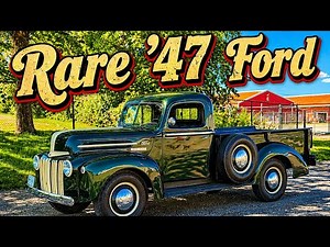 Rare 1947 Ford 1T Pickup - You Don't See These Anymore