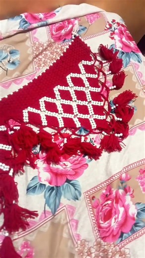 #handmade woolen and beats toran