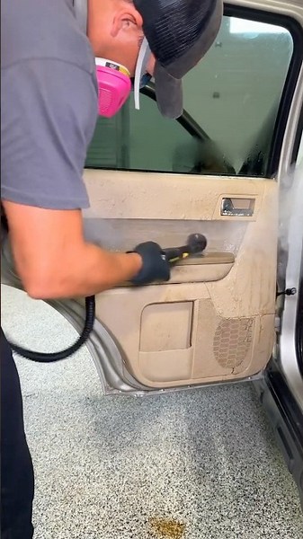 Car Door Cleaning ASMR!