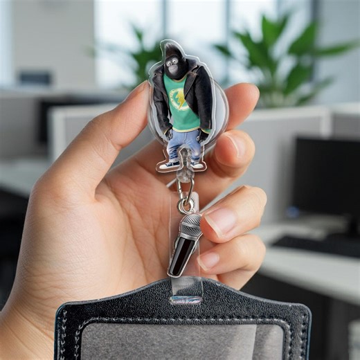 Sing Movie 2 Johnny Badge Reel, Cartoon Badge Reel, Cute Movie Character ID Holder, Nurse Office Gift UOU1105 - Etsy