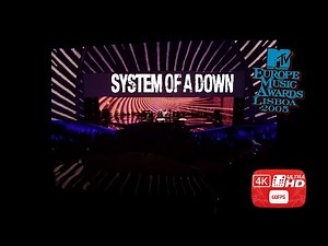 MTV EMA 2005: B.Y.O.B. System Of A Down's Most Complete Footage (4K Ultra HD Quality | 60 FPS)