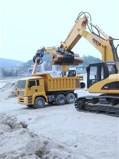 🚜 Alloy Remote Control Construction Vehicle Toys for Kids