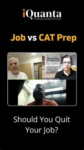 The Brutal Truth About Working and CAT Prep #amitpanchmatia #iquanta