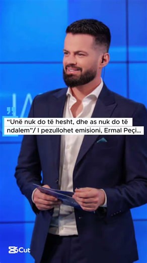 “Unë nuk do të hesht, dhe as nuk do të ndalem”/ I pezullohet emisioni, Ermal Peçi….