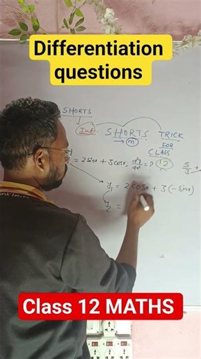 Differentiation class 12 maths jac