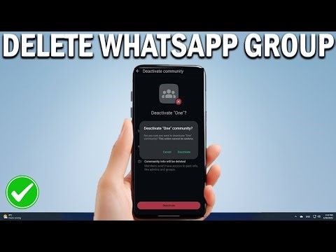 How To Delete WhatsApp Community Group