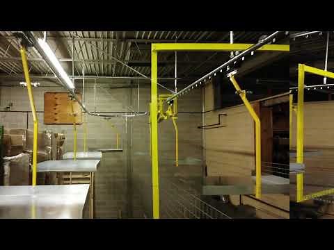 Trash carton conveyor system