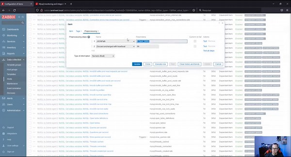 Monitorando MySQL Utilizando Zabbix Agent 2