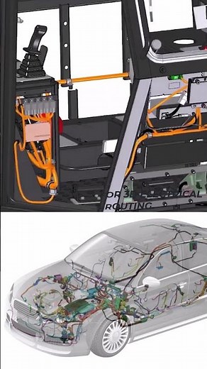 Electrical Routing In Siemens NX #cad #design #electrical #engineering #automotive #aerospace #cam