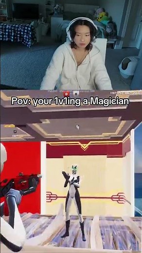 1v1ing a Magician... #fortnite